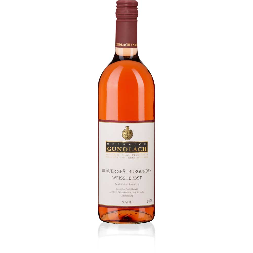 Blauer Spaetburgunder Weissherbst
