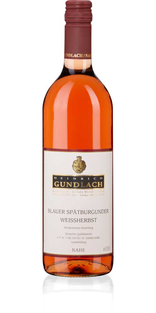 Blauer Spaetburgunder Weissherbst